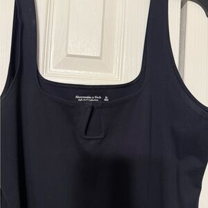 Abercrombie & Fitch Black Thong Bodysuit